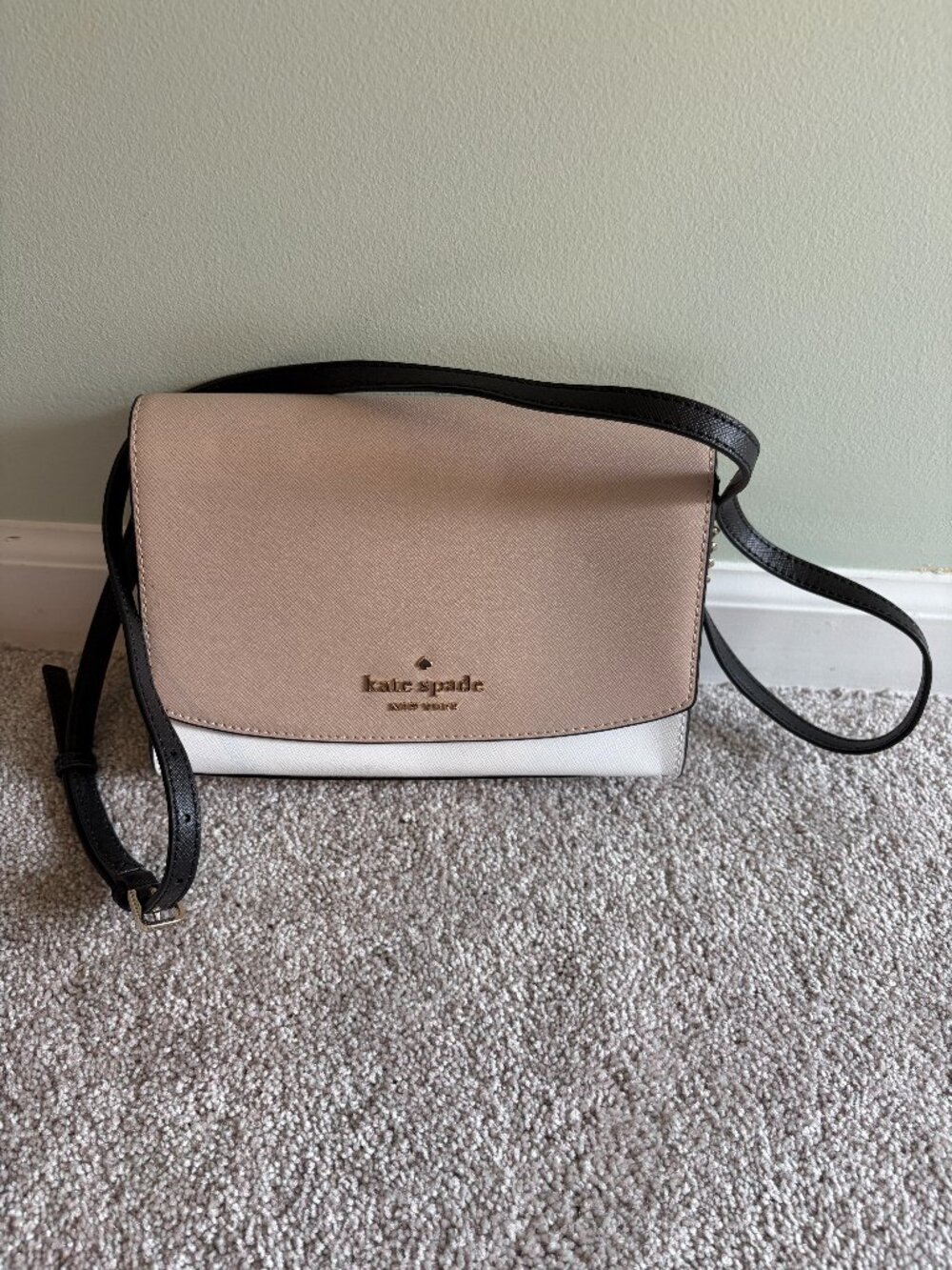 Kate Spade tri color crossbody convertible bag